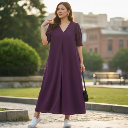 Elegant Minimalist Midi Dress