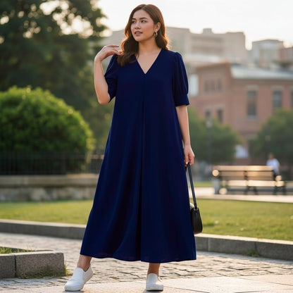 Elegant Minimalist Midi Dress