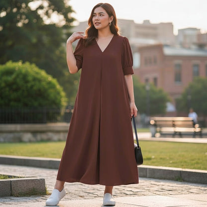 Elegant Minimalist Midi Dress