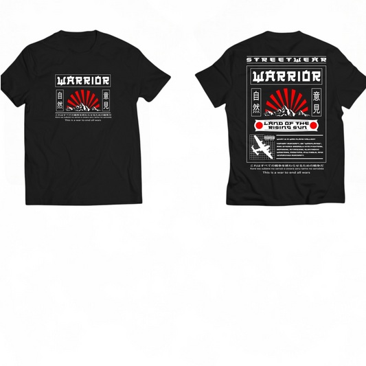 Warrior Japanese Streetwear T-Shirt